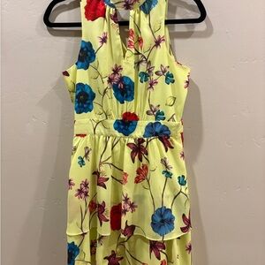 Parker Yellow Floral Dress